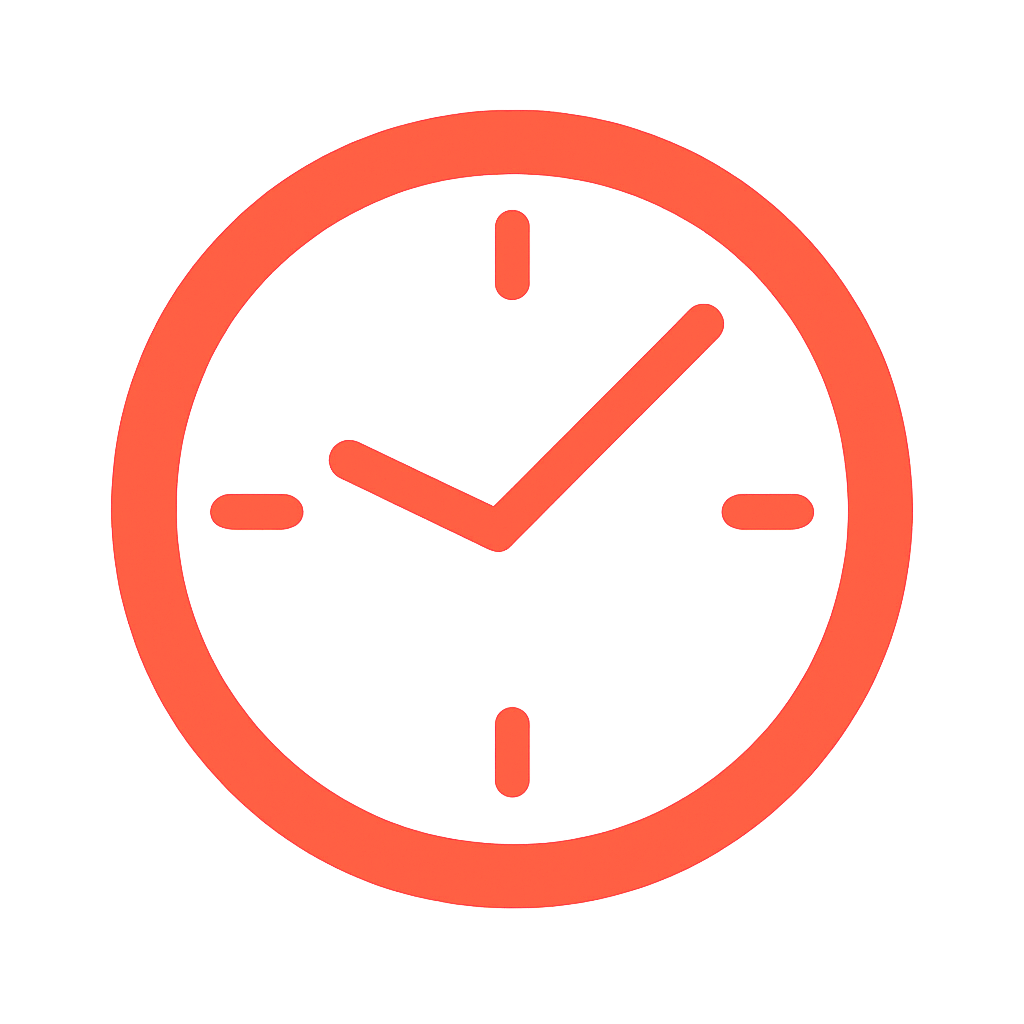 Ícono valores puntualidad Ícono valores puntualidad